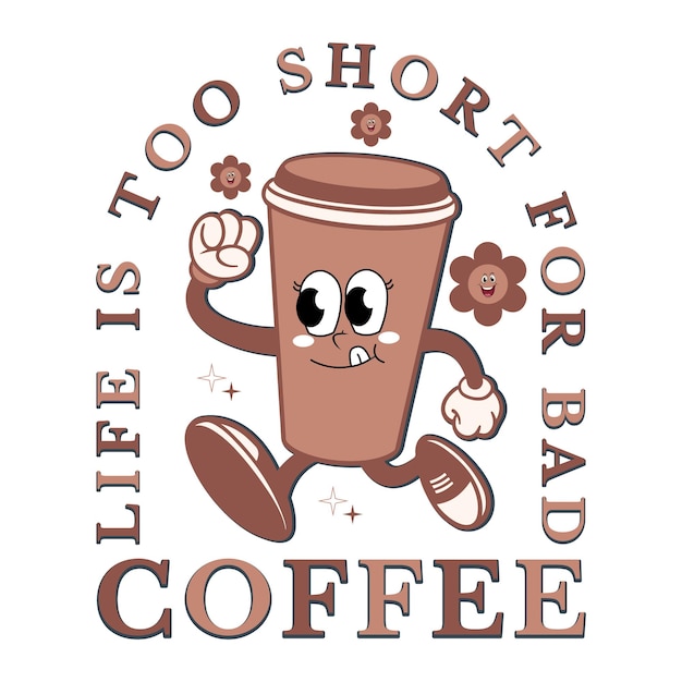 Retro Coffee Sublimation Design Bundle