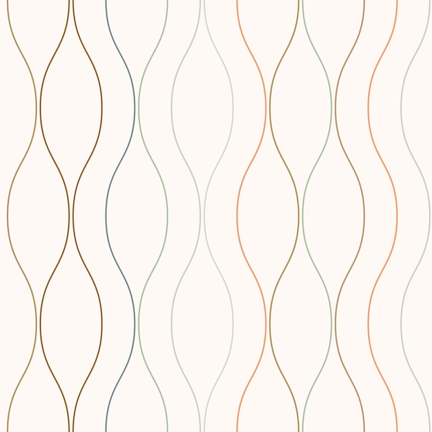 Retro geometric vector pattern seamless repeat