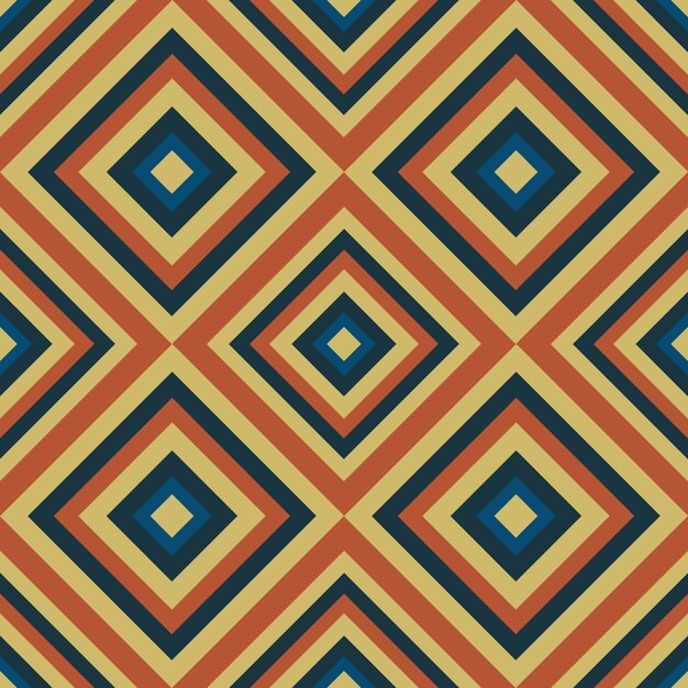 Retro geometrisk mønster