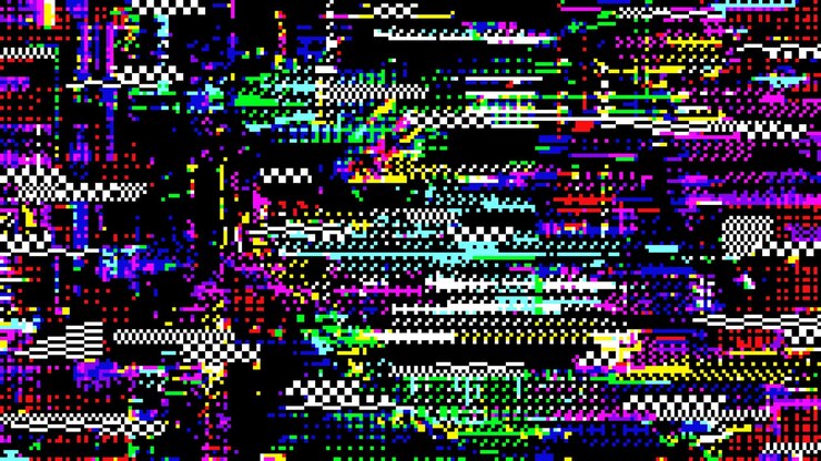 Vektör retro pixel noise glitch abstract noisy background