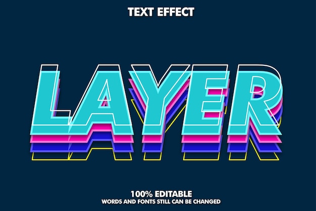 retro pop art text effect