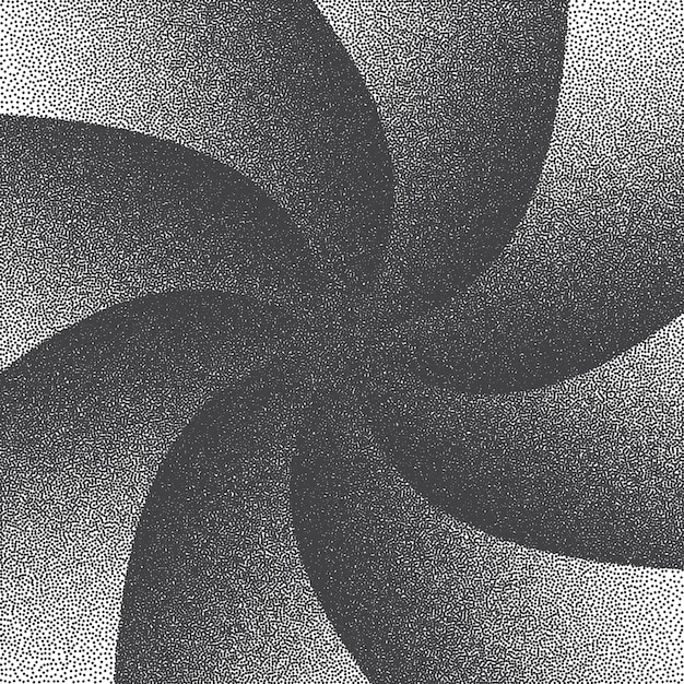Retro prickmönster prickig spiral abstrakt bakgrund
