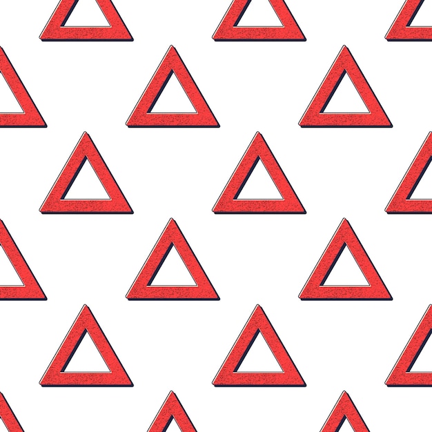 retro triangles pattern, abstract geometric background in 80s, 90s style. geometrical simple illustration