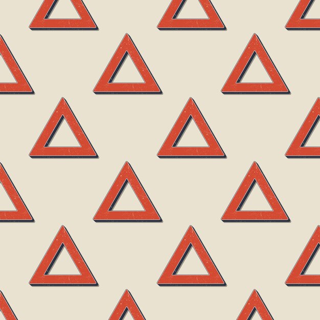 retro triangles pattern, abstract geometric background in 80s, 90s style. geometrical simple illustration