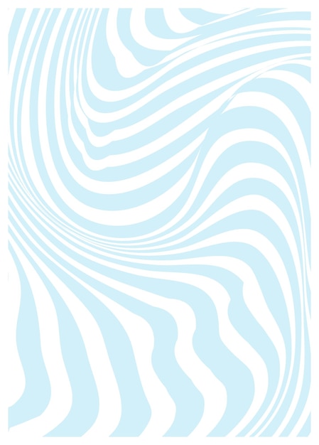 Retro twisted distorted groovy hippie background Waves swirl stripe ray twirl psychedelic style