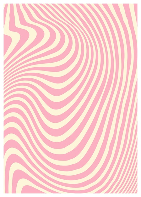 retro twisted distorted groovy hippie background waves swirl stripe ray twirl psychedelic style