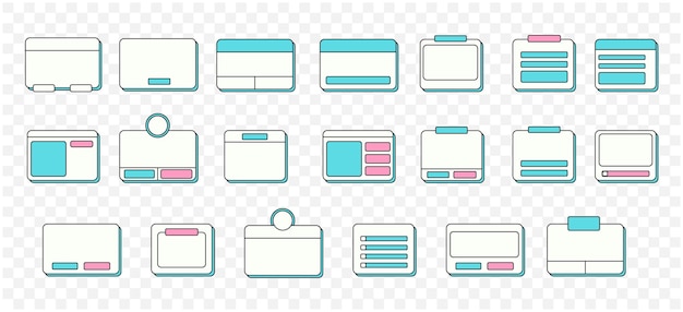 Retro Ui Frame Desktop Windows Message Boxes and User Interface Popup Elements for Web
