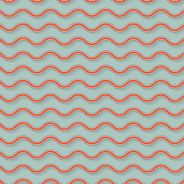 retro waves pattern. abstract geometric background in 80s, 90s style image. geometrical simple illustration