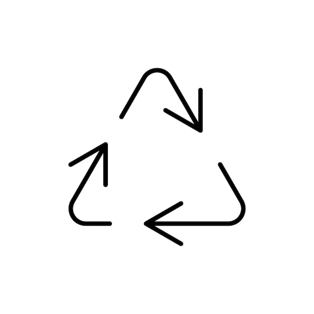 Reuse icon logo set vector
