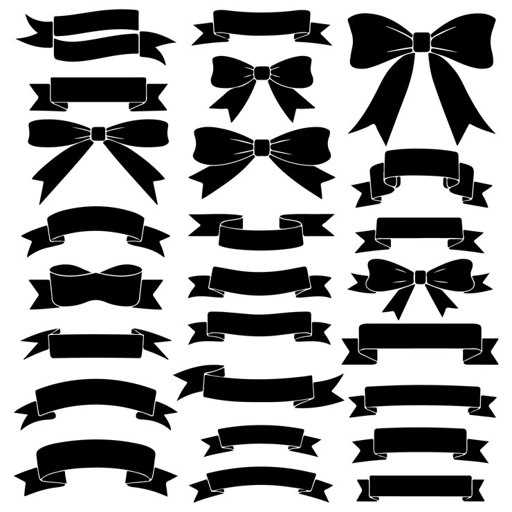 Ribbons set set collection