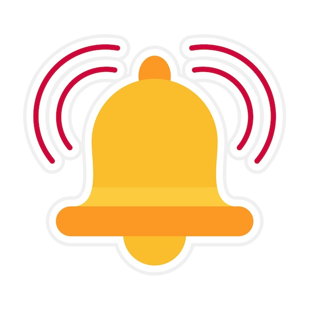 Ring Bell vector icon Can be used for Time and Date iconset