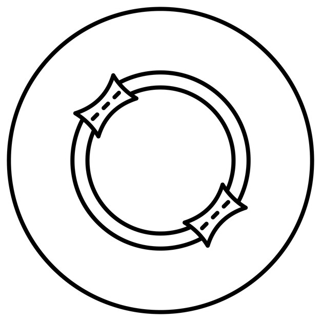 Ring icon vector image Can be used for Pilates