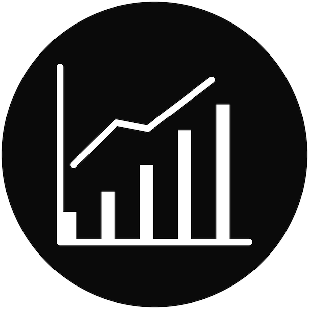 Rise vector icon illustration of Business Economy iconset
