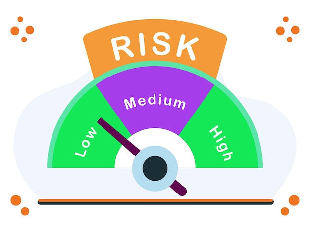 Risk Assure Concept Illustration Stylish and Beautiful
