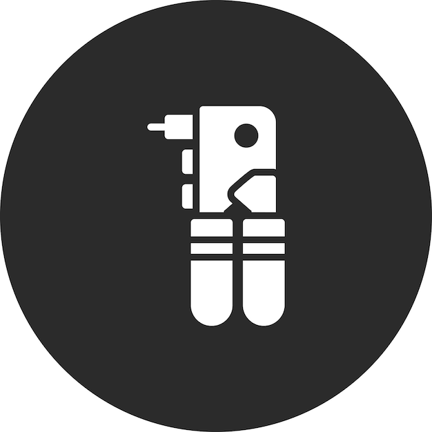 Riveter vector icon illustration of Electrician Tools iconset
