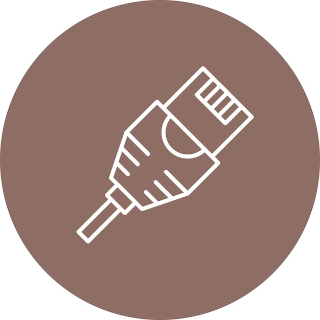 Rj45 icon vector image Can be used for Electrician Tools
