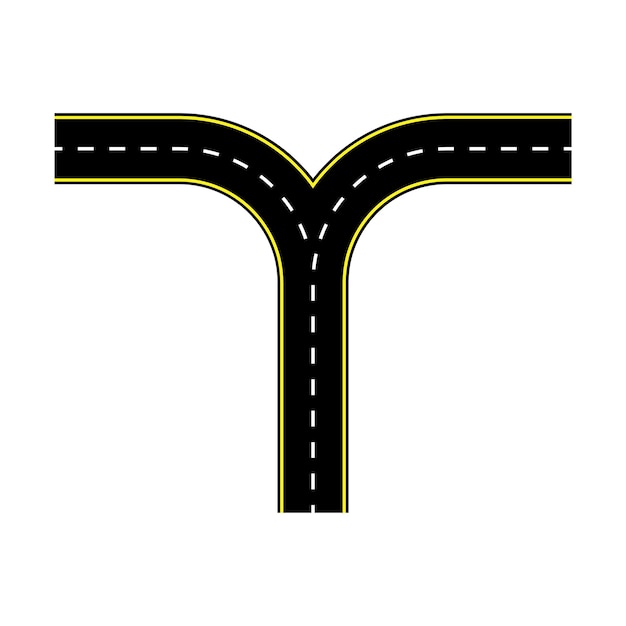 road for concept design travel concept line vector icon top view vector illustration stock image