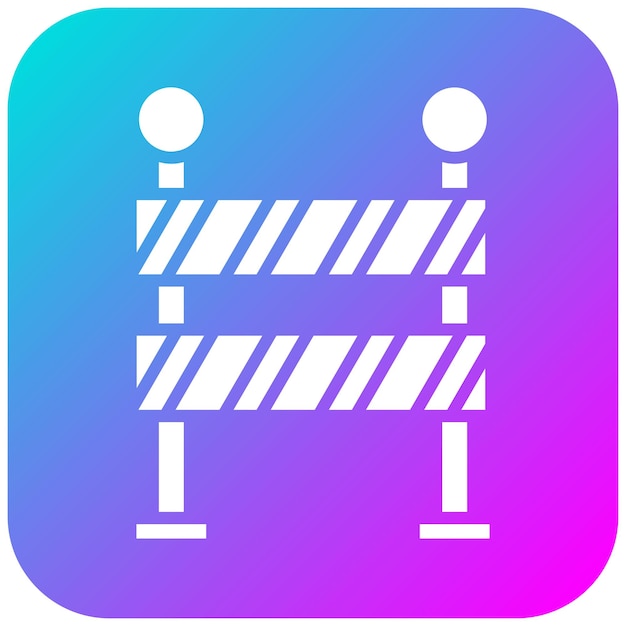 Road Obstruction vector icon Can be used for Map and Navigation iconset