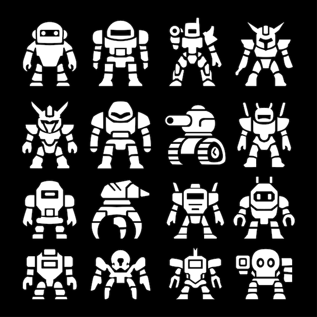 Robot Element 01 Vector