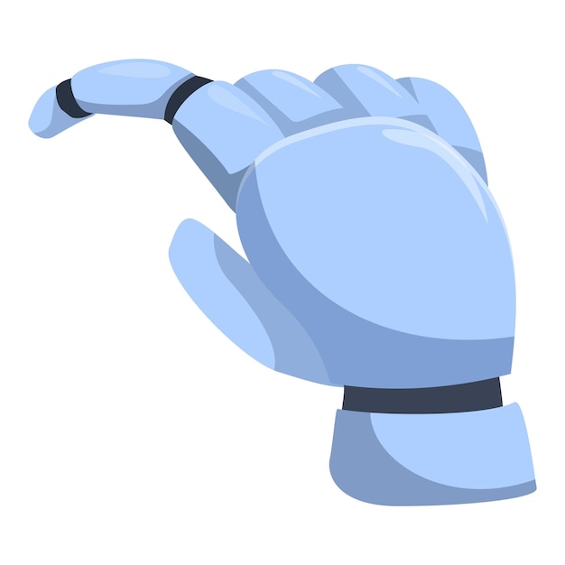 robot hand pointing with index finger