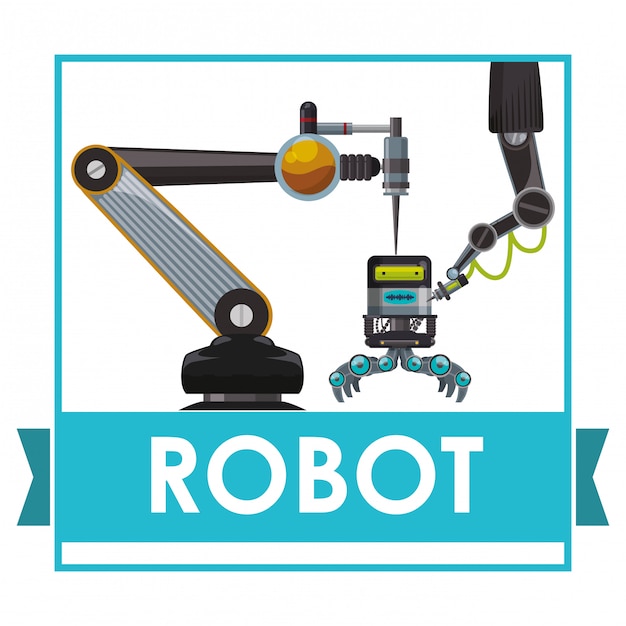 Robot icon design 