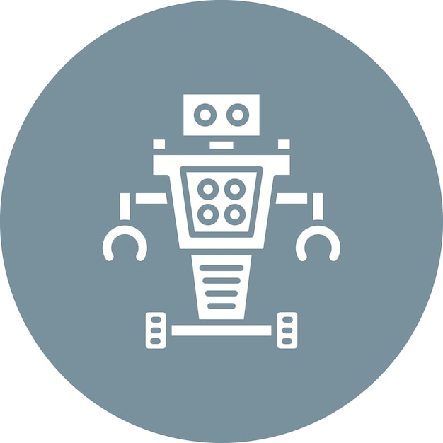 Robot icon vector image Can be used for Artificial Intelligence