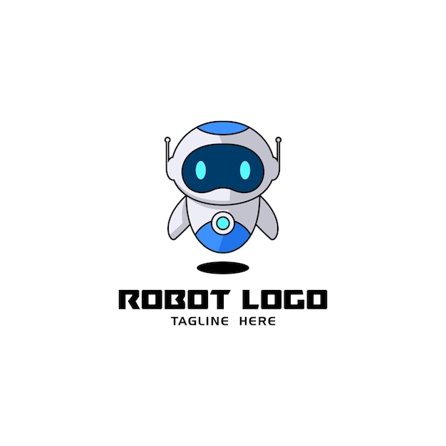 robot logo vector