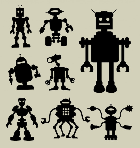 Robot silhuet