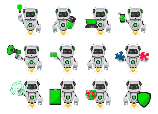 Robot with artificial intelligence, bot