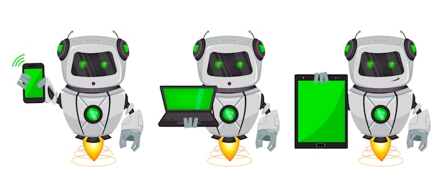 Robot with artificial intelligence, bot