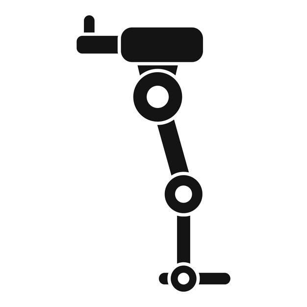 Robotic arm moving on assembly line