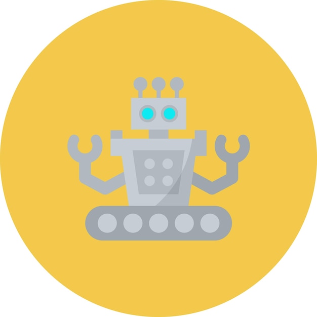 Robotics Flat Illustration