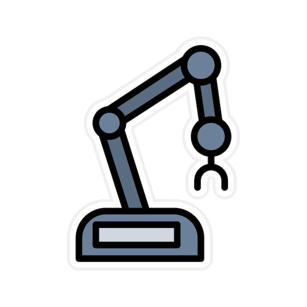 Robotics icon vector image Can be used for Cyberpunk