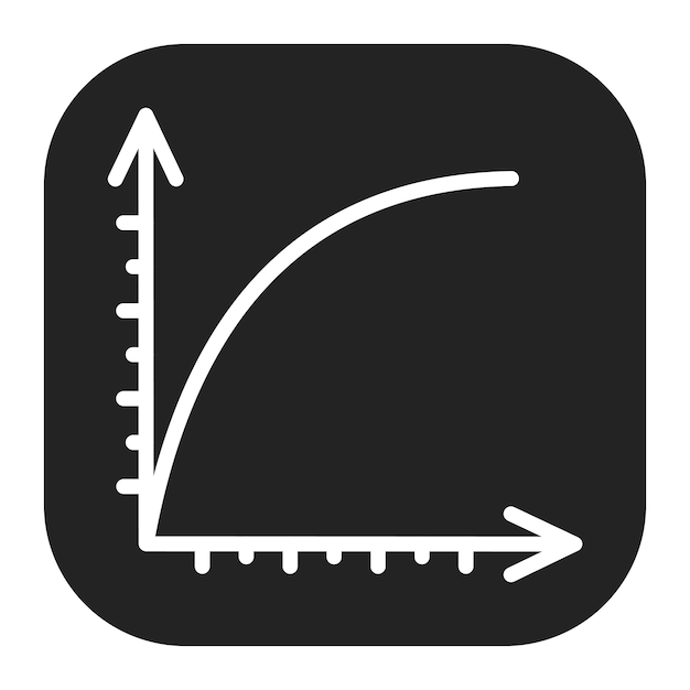 ROC Curve icon vector image Can be used for Data Science