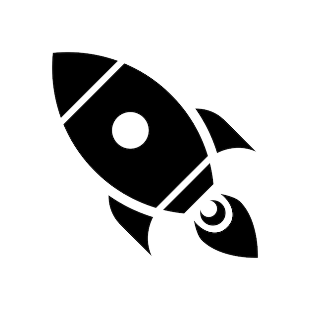 Rocket Icon Vector Design Template