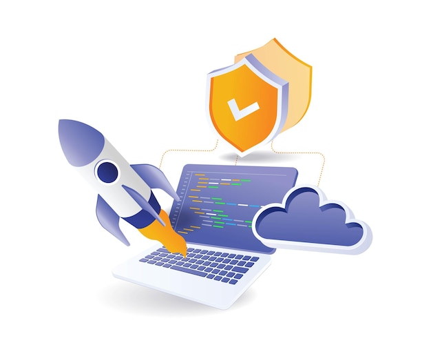Rocket launch program language data security
