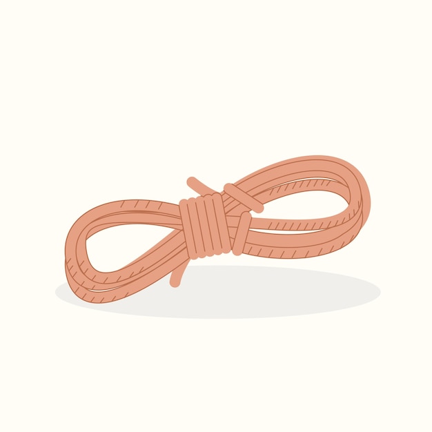 Rope Hiking and Camping Equipment illustration