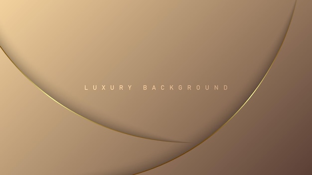 Rose luxury background with gold elements paper concept