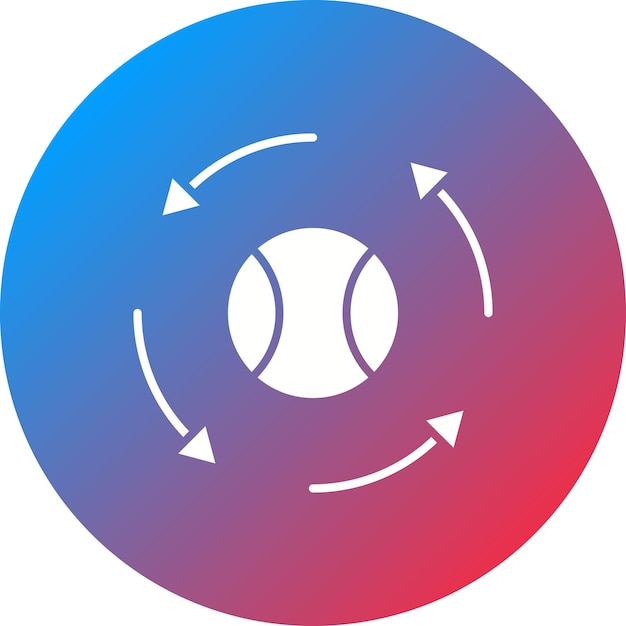 Rotate icon vector image Can be used for Physics