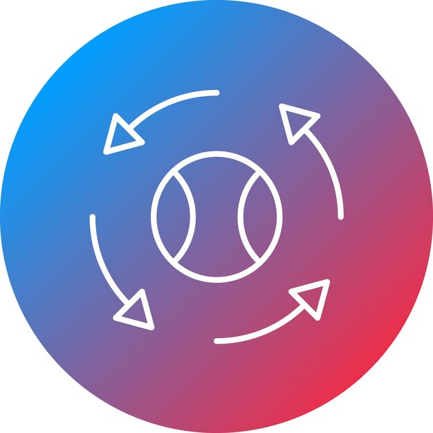 Rotate icon vector image Can be used for Physics