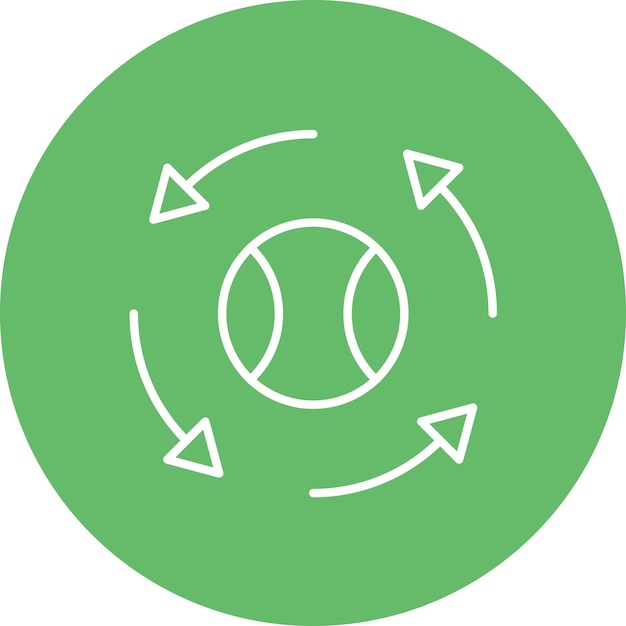 Rotate icon vector image Can be used for Physics