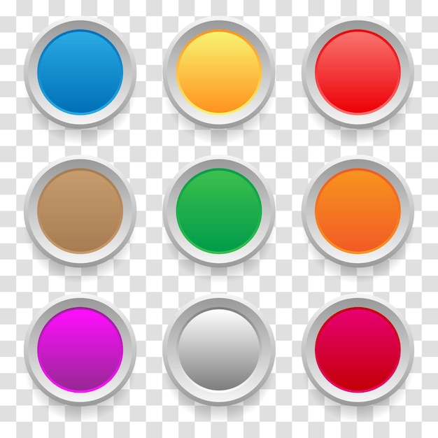 round button icon