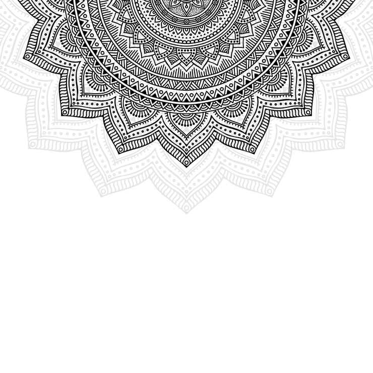 Vektor round frame simple template background