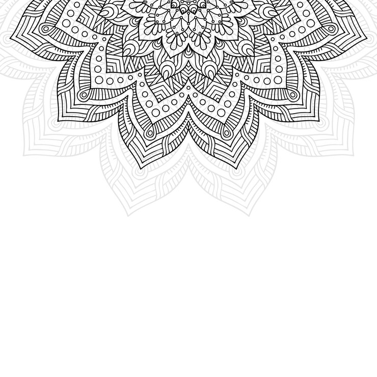 Vektor round frame simple template background