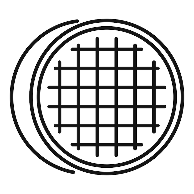 Round waffle iron making a delicious breakfast treat