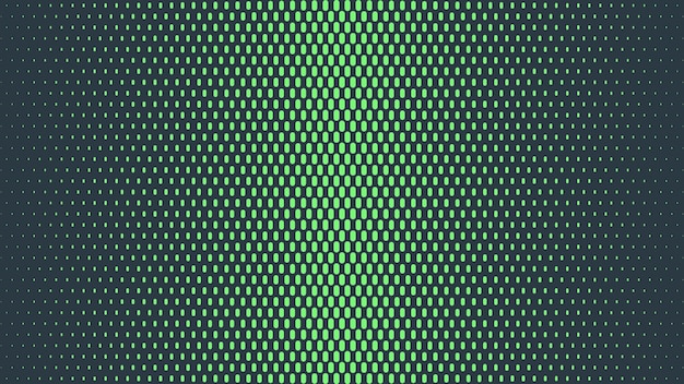 Rounded dashes half tone pattern linear gradient vector turquoise abstraction