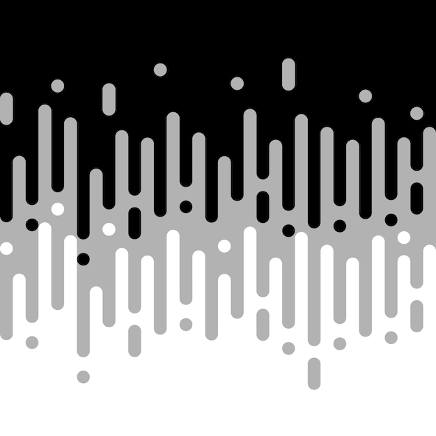 rounded lines seamless pattern abstract black and white dashed lines and dotsxa