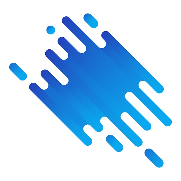 Rounded lines shapes in diagonal rhythm dynamic composition Geometric Rounded Shape Background