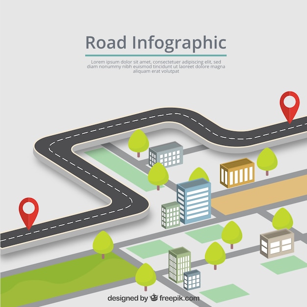 Route infographic
