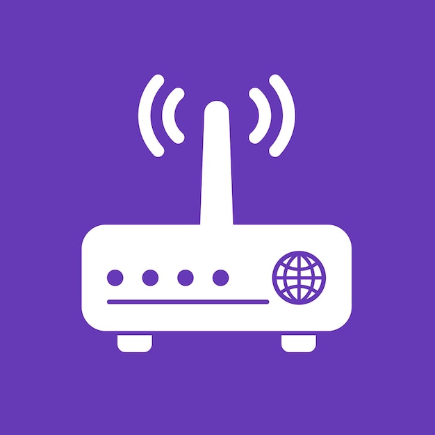 Router modem vector icon